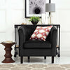 Prospect Velvet Armchair, Black  - No Shipping Charges