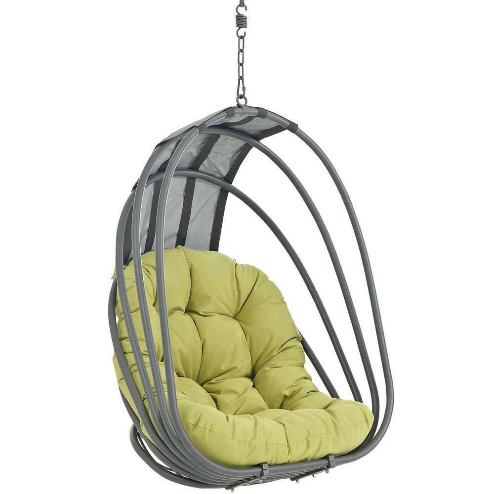 Whisk Outdoor Patio Swing Chair Without Stand, Peridot - No Shipping Charges