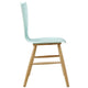 Cascade Wood Dining Chair by Modway| Light Blue
