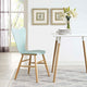 Cascade Wood Dining Chair by Modway| Light Blue