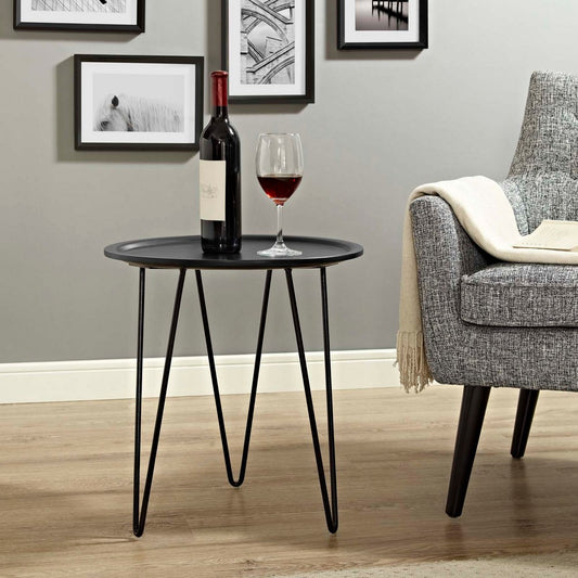 Digres Side Table, Black  - No Shipping Charges