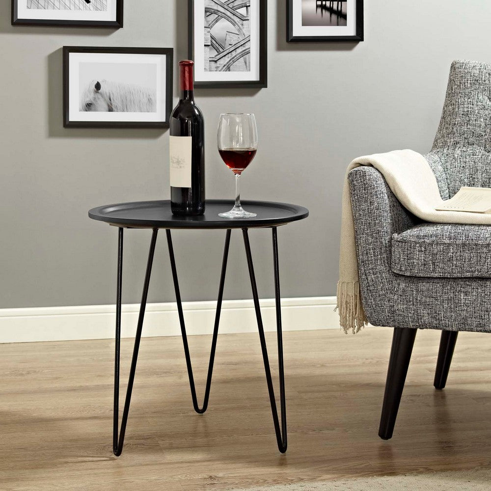 Digress Side Table by Modway| Black