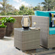 Repose Outdoor Patio Side Table by Modway| Light Gray