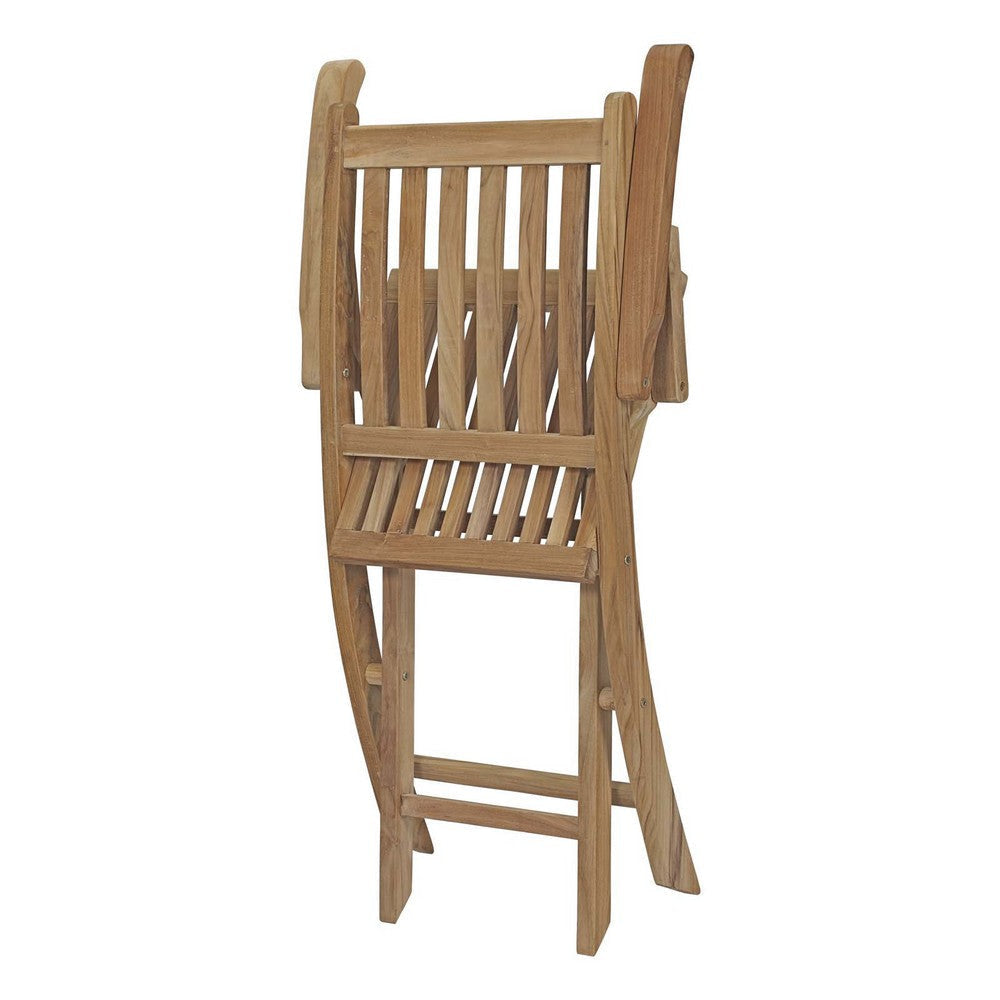 Marina Outdoor Patio Teak Folding Chair  - No Shipping Charges