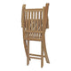 Marina Outdoor Patio Teak Folding Chair - No Shipping Charges MDY-EEI-2703-NAT