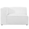 Mingle Fabric Left-Facing Sofa by Modway| White