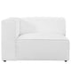 Mingle Fabric Left-Facing Sofa by Modway| White