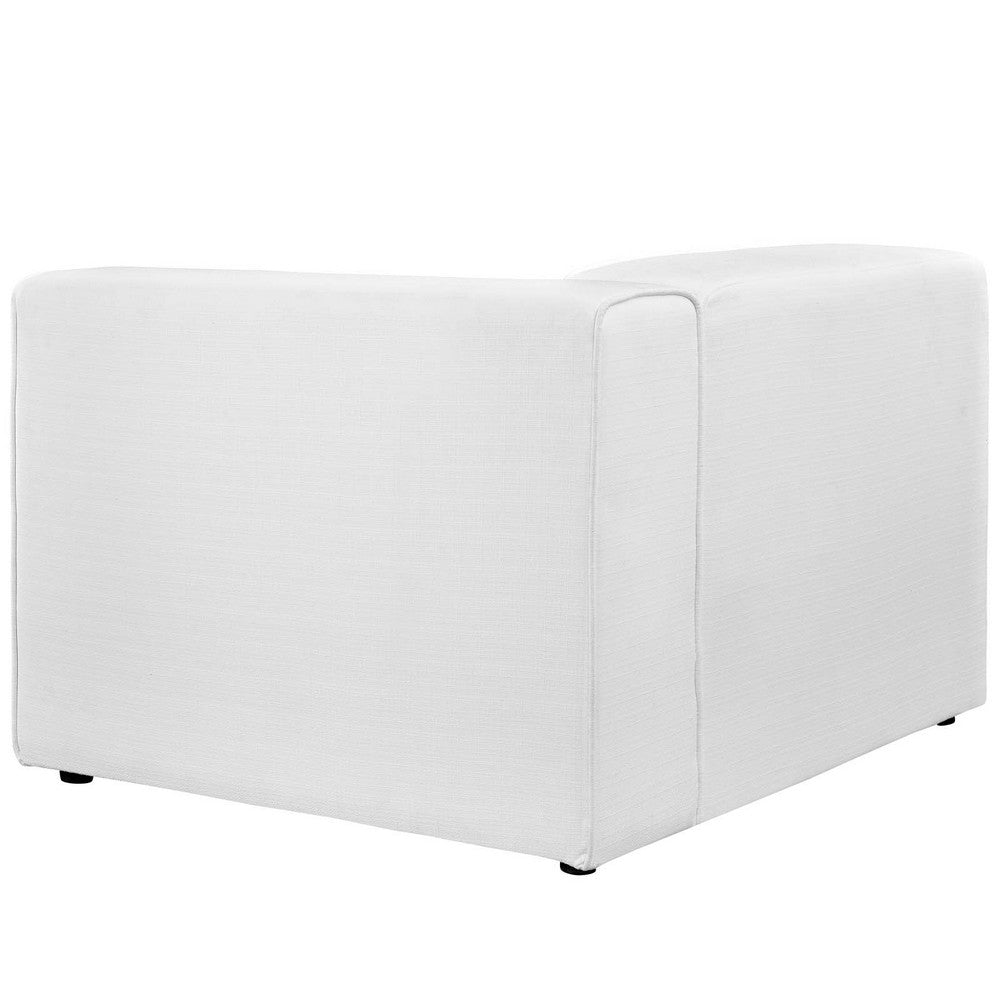 Mingle Fabric Right-Facing Sofa by Modway| White