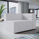 Mingle Fabric Right-Facing Sofa by Modway| White