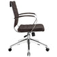 Brown Jive Mid Back Office Chair  - No Shipping Charges