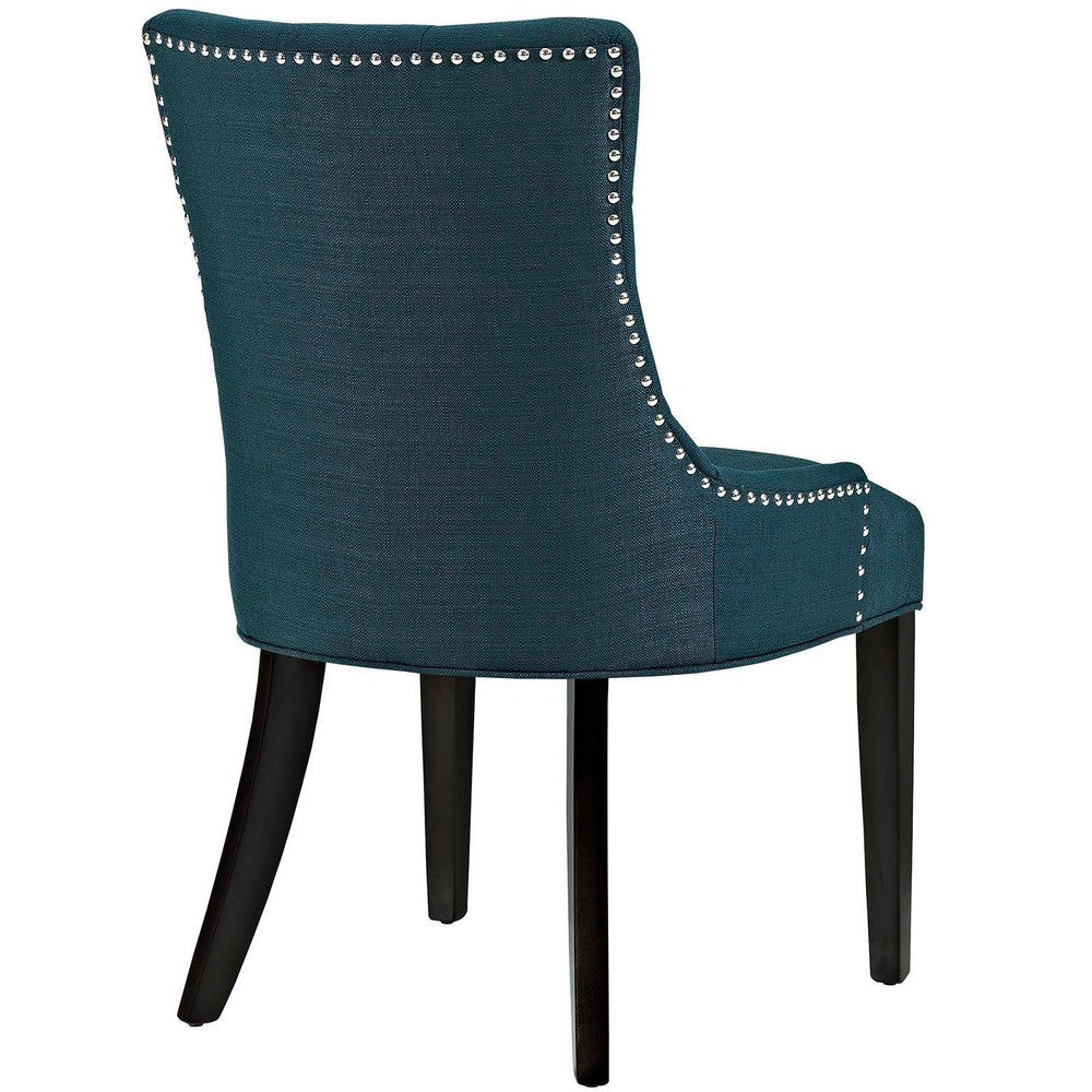 Regent Set of 2 Fabric Dining Side Chair Azure - No Shipping Charges MDY-EEI-2743-AZU-SET
