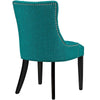 Regent Set of 2 Fabric Dining Side Chair, Teal  - No Shipping Charges