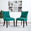 Modway Regent Set of 2 Fabric Dining Side Chair, Teal |No Shipping Charges