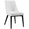 Viscount Set of 2 Vinyl Dining Side Chair, White - No Shipping Charges