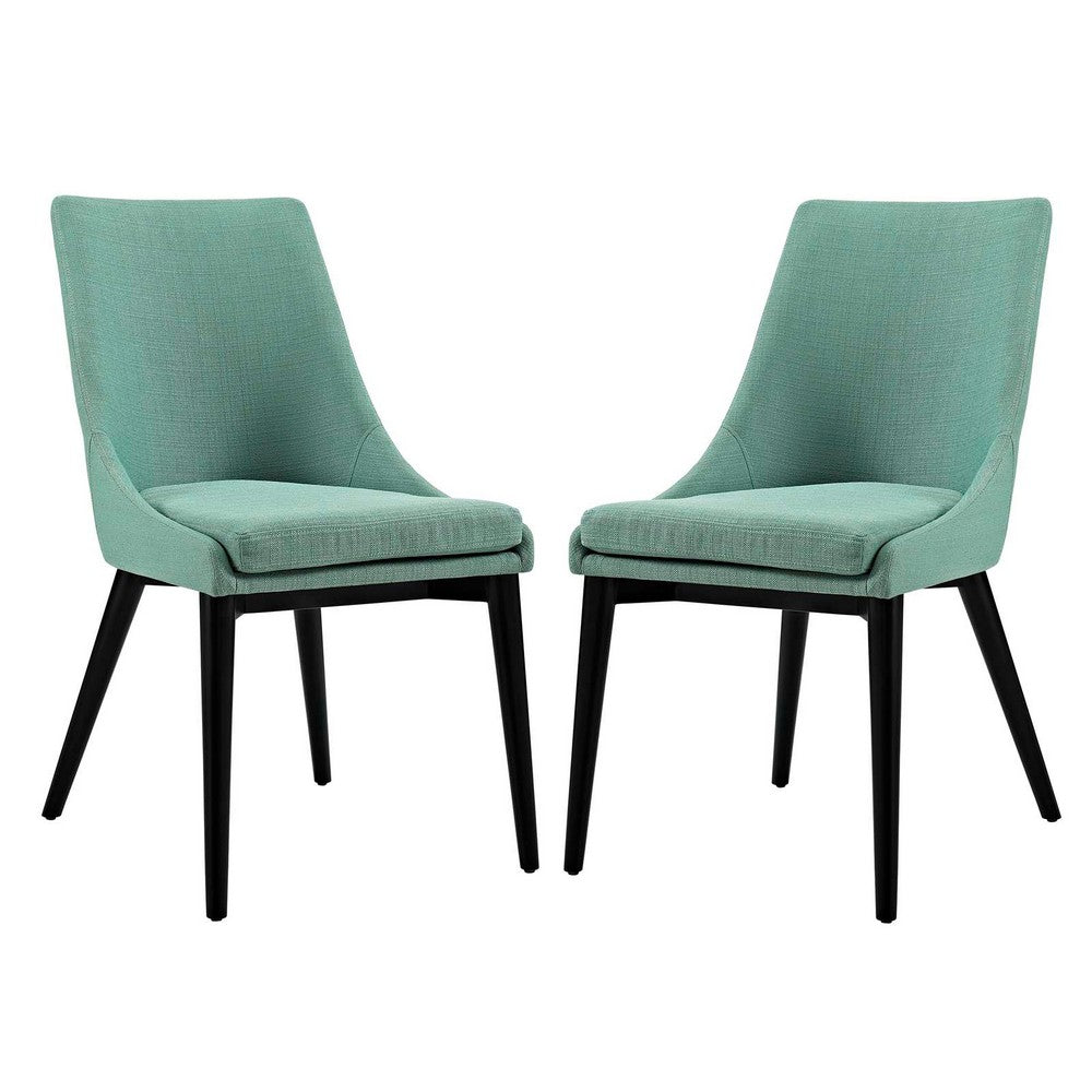 Viscount Set of 2 Fabric Dining Side Chair, Laguna  - No Shipping Charges