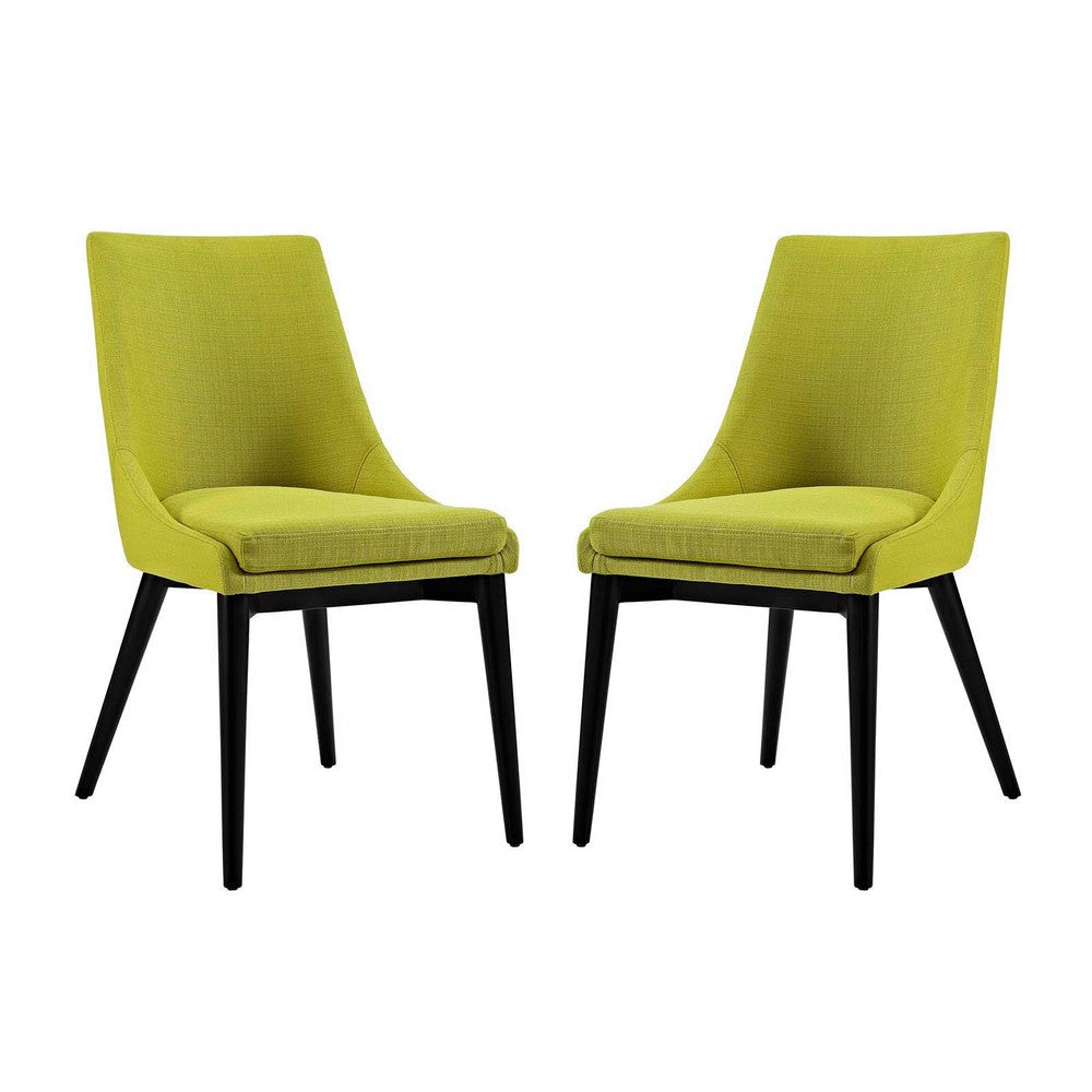 Viscount Set of 2 Fabric Dining Side Chair Wheatgrass - No Shipping Charges MDY-EEI-2745-WHE-SET
