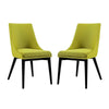 Viscount Set of 2 Fabric Dining Side Chair, Wheatgrass  - No Shipping Charges