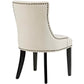 Marquis Set of 2 Fabric Dining Side Chair, Beige - No Shipping Charges