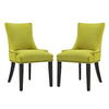 Marquis Set of 2 Fabric Dining Side Chair, Wheatgrass  - No Shipping Charges