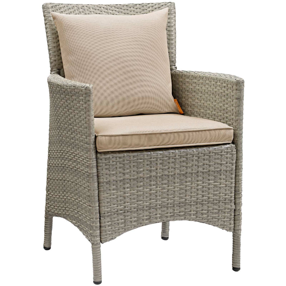Conduit Outdoor Patio Wicker Rattan Dining Armchair  - No Shipping Charges