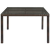 Conduit 47" Outdoor Patio Wicker Rattan Dining Table by Modway| Brown