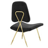 Ponder Upholstered Velvet Lounge Chair  - No Shipping Charges