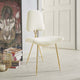 Ponder Performance Velvet Dining Side Chair by Modway| Ivory