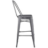 Promenade Bar Side Stool In Gunmetal Gray  - No Shipping Charges