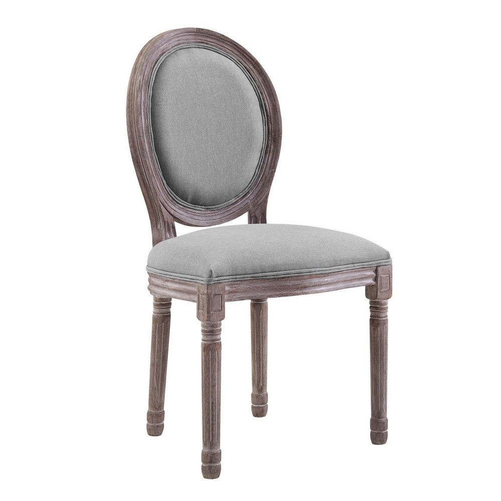 Modway Emanate Vintage French Upholstered Fabric Dining Side Chair  - No Shipping Charges