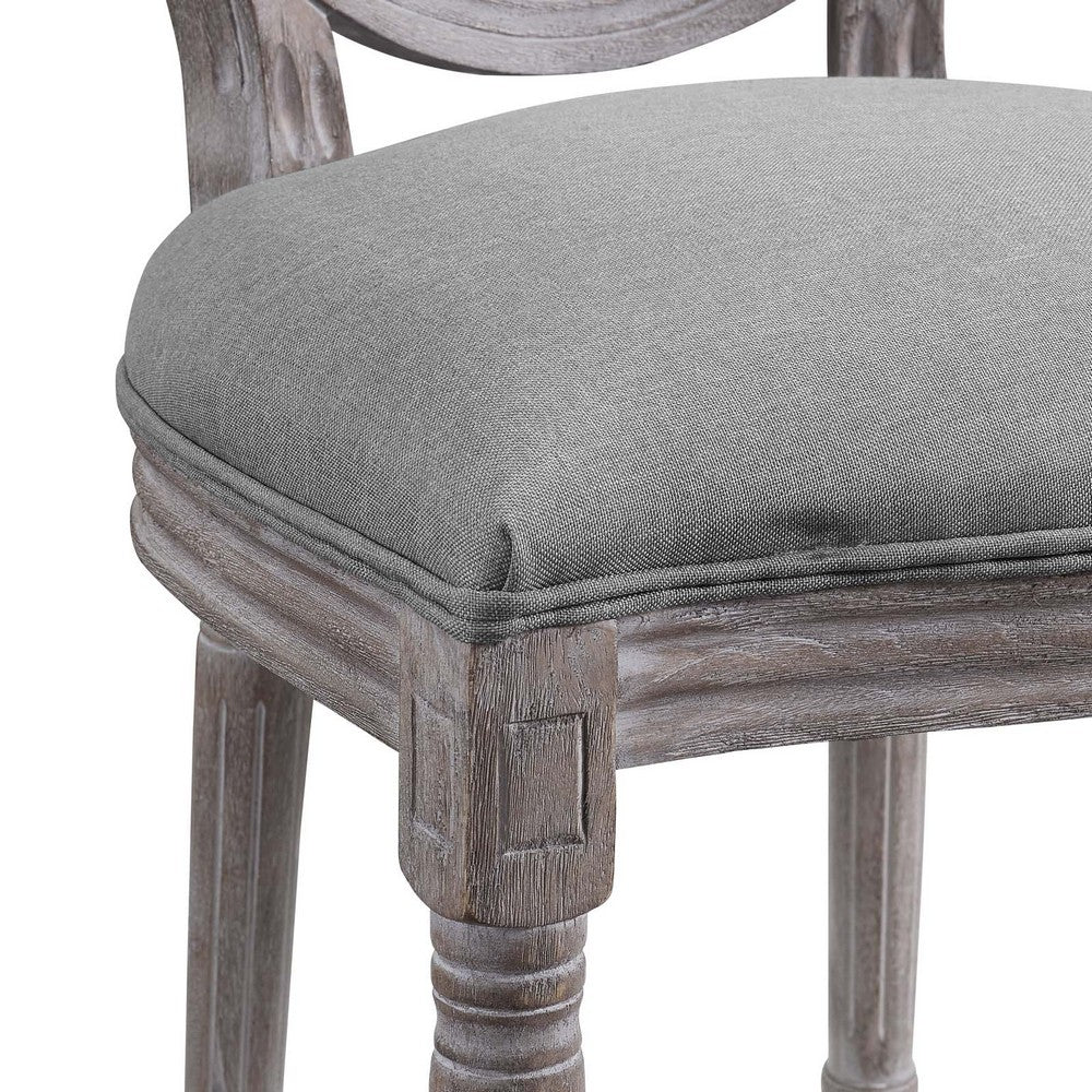 Modway Emanate Vintage French Upholstered Fabric Dining Side Chair  - No Shipping Charges