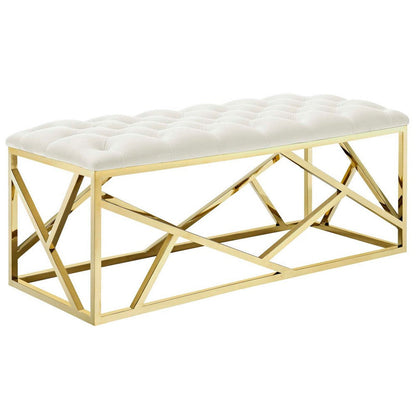Intersperse Bench, Gold Ivory  - No Shipping Charges
