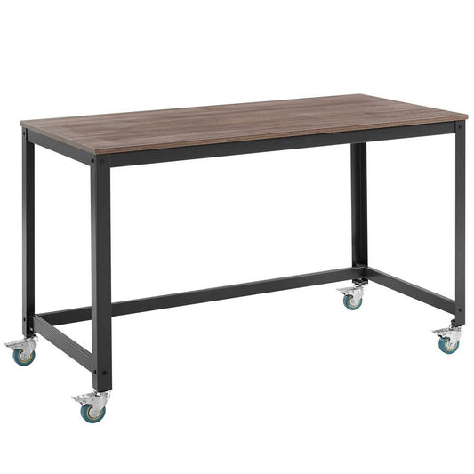 Vivify Computer Office Desk, Gray Walnut - No Shipping Charges