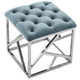 Intersperse Ottoman by Modway| Sea Blue