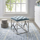 Intersperse Ottoman by Modway| Sea Blue