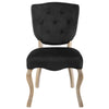 Array Vintage French Performance Velvet Dining Side Chair by Modway| Black