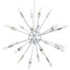 Gamut Metal Chandelier by Modway| Silver