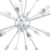 Gamut Metal Chandelier by Modway| Silver