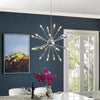 Gamut Metal Chandelier by Modway| Silver