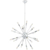 Gamut Metal Chandelier by Modway| Silver