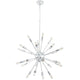 Gamut Metal Chandelier by Modway| Silver