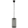 Reflect Glass and Metal Pendant Chandelier by Modway| Black