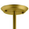 Cherish Brass Metal Pendant Light by Modway| Yellow