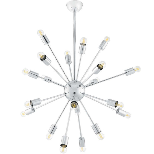 Volley Pendant Chandelier by Modway| Silver