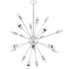 Volley Pendant Chandelier by Modway| Silver