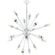 Volley Pendant Chandelier by Modway| Silver