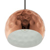 Dimple 10" Half-Sphere Rose Gold Pendant Light  - No Shipping Charges