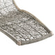 Modway Landscape Wicker Rattan Outdoor Patio Porch Chaise Lounge Hanging Swing Chair Set with Stand in Light Gray Beige MDY-EEI-2952-LGR-BEI
