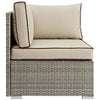 Repose Outdoor Patio Corner by Modway| Brown