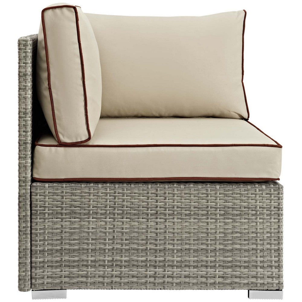 Repose Outdoor Patio Corner by Modway| Brown