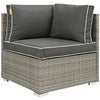 Repose Outdoor Patio Corner by Modway| Black